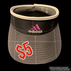 $5 item/ women’s extra padded one size  Adidas Classic clamp visor